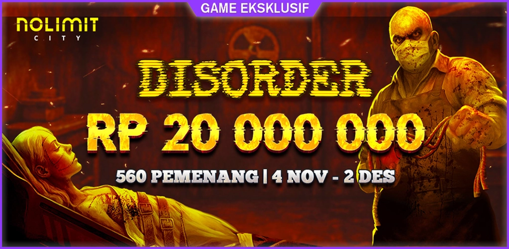 Disorder Cash Drop oleh Nolimit City